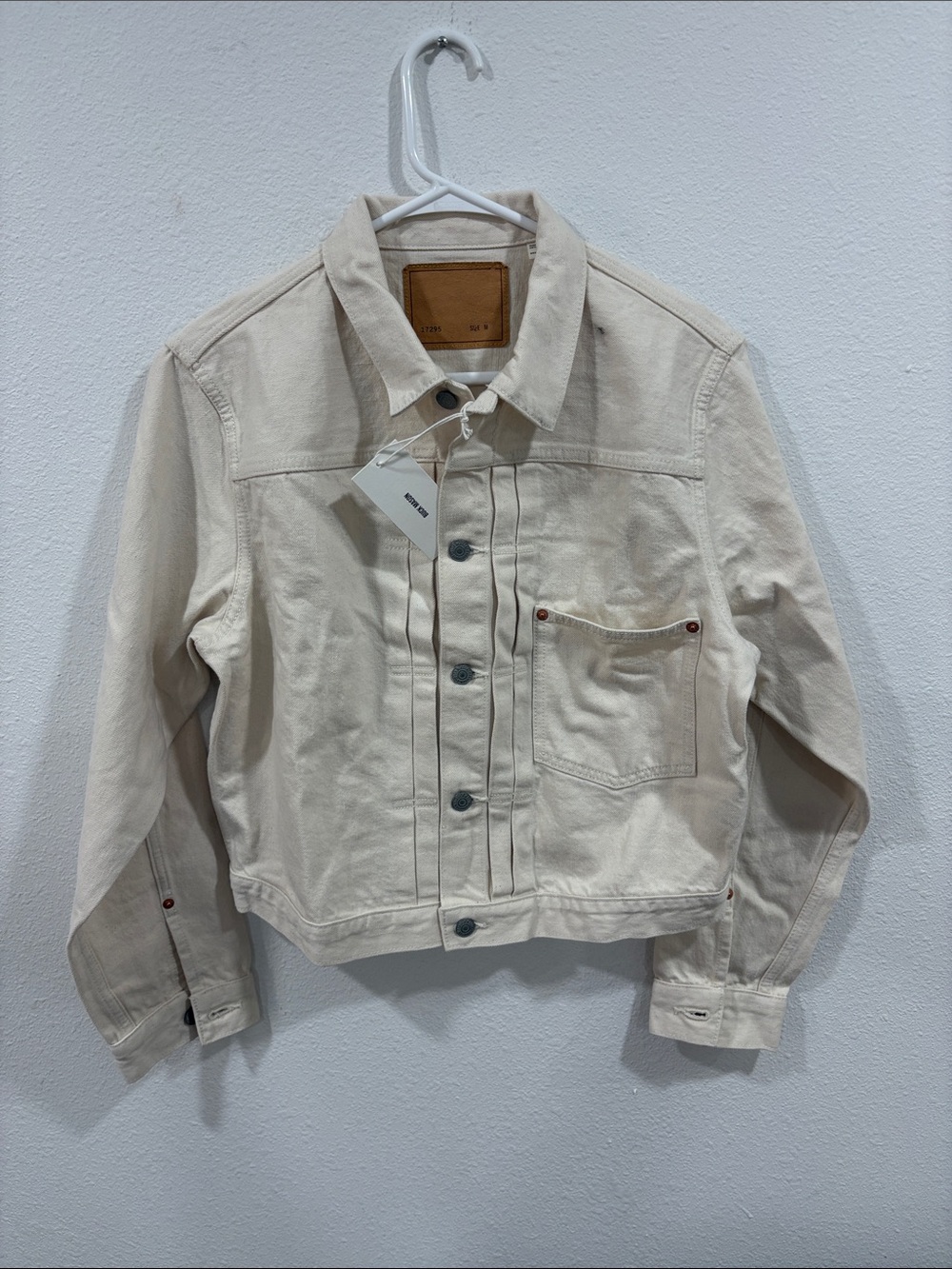 Buck Mason N008 Japanese Loomstate Selvedge Denim Jacket Women’s Medium NWT $328